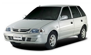 Замена задних тормозных колодок (барабан) Suzuki Cultus