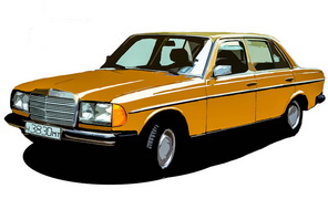 Замена масла в мостах Mercedes-Benz W123