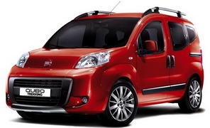 Замена задних тормозных колодок (барабан) Fiat Qubo