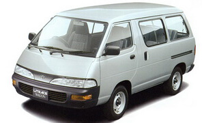 Замена задних тормозных колодок (барабан) Toyota Lite Ace