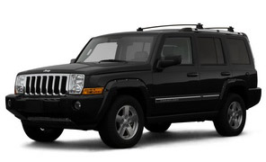 Замена задних тормозных колодок (барабан) Jeep Commander